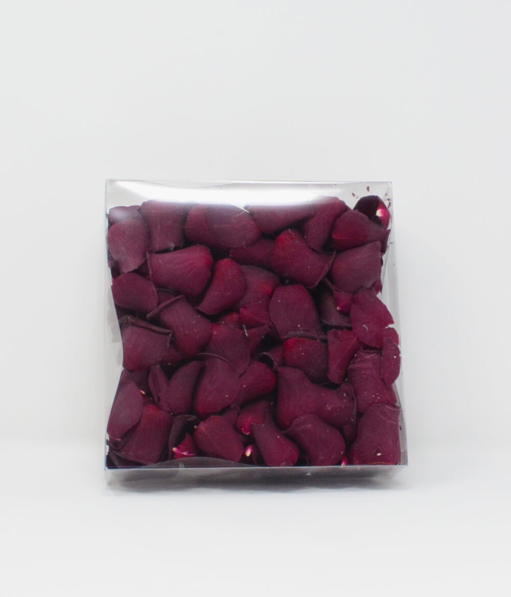 Aura Bio Rosenblätter Bordeaux