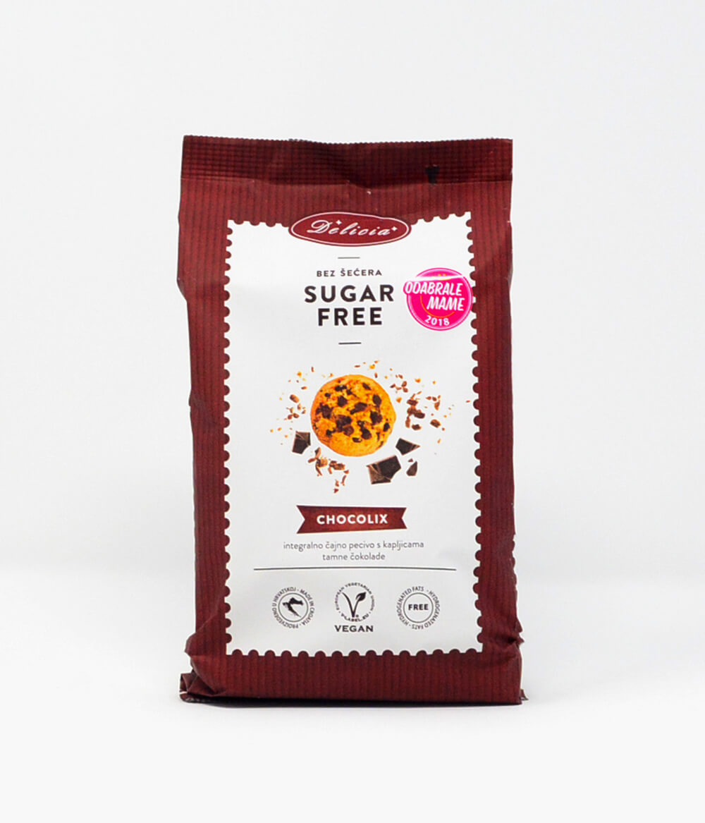 Delicia Zuckerfreie Kekse Chocolix