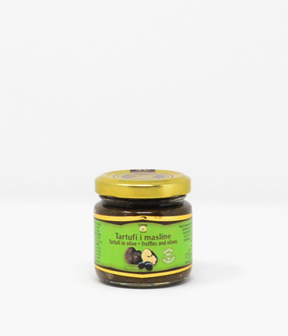 Trüffel Creme mit Oliven Pesto Trüffel Creme mit Oliven Pesto Zigante
